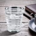 6pcs Measuring Cup Espresso Glass Measurement 1oz,6 Tsp,2 Tbs,30ml