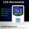 Zfx-2140a High Precision Intelligent Thermostat Switch, Us Plug