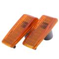 2pcs Car Fender Turn Signal Light Cover Yellow for Mercedes Benz W124