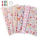 Present Gift Wrapping Paper Sheets Set Of 6,valentine's Day Diy Gift