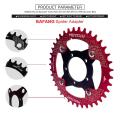 Motsuv Chain Ring Adapter+chain Wheel 52t for Bafang Bbs01 Part Black