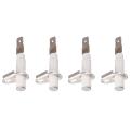 4 Piece Microwave Oven Spark Igniter Electrode for Whirlpool 74009336
