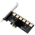 Ver009s Plus Usb3.0 Riser Card+1 to 6 Graphics Card Expansion Card