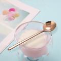2 Pcs/set Coffee Scoop 304 Stainless Steel Coffee Spoon Rose Gold S