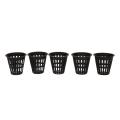 10 Pieces Of Plant Tray Plasticnursery Basket Garden Balcony (black)