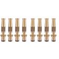 4 Piece Spray Nozzle Brass Adjustable Copper Straight Connector Spray