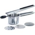 Potato Masher with 3 Interchangeable Discs for Light Mashed Baby Food