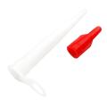 20pcs Spiral Bottle Glue Nozzle with Red Cap Cover Silicone Tube A