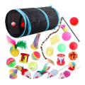 22 Pcs Cat Toys Interactive for Indoor Cats Tunnel Mouse Kitten