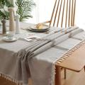 Cloth Art Polyester Tablecloth Tassel Table Cloth Tea Table Cloth-e