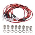 8 Led Light Kit 4 White 4 Red with Ch3 Lamp Control Panel for Rc Car