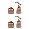 Nordic Electroplated Gold Vase for Home Decor Dried Flower Bottle