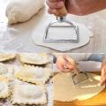 Cutter and Press Stamps with Wooden Handle for Ravioli,dumplings 6pcs