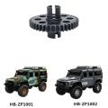 Metal Steel 40t Transmission Gearbox Gear for Hb Toys Zp1001 1/10 Rc