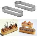 12pcs Oval Tartlet Molds French Dessert Mousse Fruit Pie Tart Ring