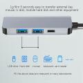 4 In 1 Usb Type C Adapter with Hdmi-compatible Multiport Card Reader