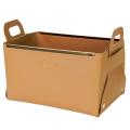 Entrance Key Cosmetic Desktop Storage Box Basket Ins Home-light Brown