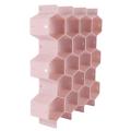 Honeycomb Drawer Organizer for Underwear Belt-scarf Socks (pink)