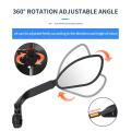 360 Rotatable Cycling Rear View Mirrors,bicycle Accessories,right