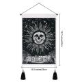 Pack Of 2 Moon and Sun Tapestry Black Tapestry (13.8 X 19.7 Inch)