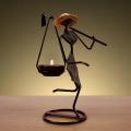 Candle Holder Home Decoration Accessories Humanoid Figurines Decor-b