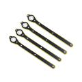 4x Automobile Tire Ratchet Wrench Tire Jack Removal Wrench Cross Jack