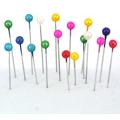 480 Pcs Color Dressmaker Straight Pins with Pearlized Ball Head