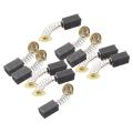 10 Pair 6.5 X 7.5 X 13mm Power Tool Carbon Brushes 999021 for Hitachi
