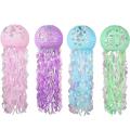 4 Pack Little Mermaid Party Decorations Jellyfish Paper Lanterns, B