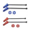 4pcs Metal Front and Rear Drive Shaft Cvd,blue