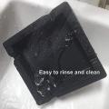 High Temperature Resistant Silicone Ashtray Portable Anti-fall Black