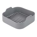 Silicone Pot Square Air Fryers Oven Baking Tray C