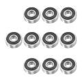 10pcs 628rs 8mmx24mmx8mm Sealed Miniature Deep Groove Ball Bearing