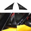 For Toyota Gr Supra A90 Car Mirror Triangle Spoiler Trim,black