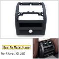 Car Rear Air Outlet Frame Ac Vent Grille For-bmw Black