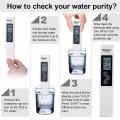 Tds Ec Meter Digital Water Quality Tester 0-9999 Ppm Measurement