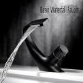 Faucet Bathroom Sink Faucets Hot Cold Water Mixer Black & Rose Gold