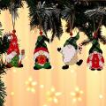 8pcs Wooden Christmas Ornaments Christmas Tree Diy Elk Pendant