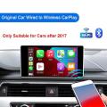 For Factory Wired Carplay Cars, Upgrade Wired to Wireless (white)