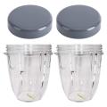 Blender Cups Replacement for Nutribullet Blender 18oz Cup(2pack)