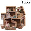 Christmas Cookie Gift Boxes, Candies and Given Gift Boxes (15pcs)
