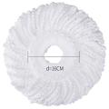 For 360 Spin Magic Mop-microfiber Mop Head-round Shape(white-3 Pack)