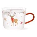 Nordic Rum Round Christmas Water Cup with Gift Box Xmas Tree B