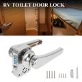 Rv Toilet Door Lock Bathroom Door Lock Caravan Boat Latch Handle Lock