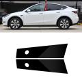 Car Window Pillar Posts Cover B Pillar Sticker for Tesla Model Y