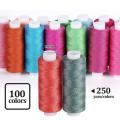 Sewing Thread Set 100 Colour 250yd Each Spool for Hand/machine Sewing