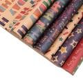 6 Pcs Wrapping Paper Sheets Set,ribbon Present Gift Wrapping Paper