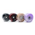 4pcs Roller Skate Wheels for Double Row Skating and Skateboard,brown