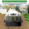 Seed Starter Kit for Greenhouse Propagation Station Seed Planting -a