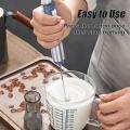 Milk Frother for Coffee, Milk Frother and Steamer, Hand Foam Maker A